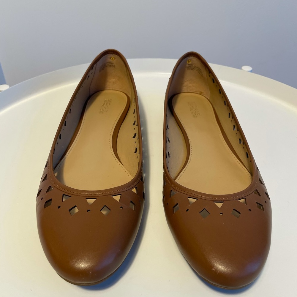 Michael Kors leather ballerinas